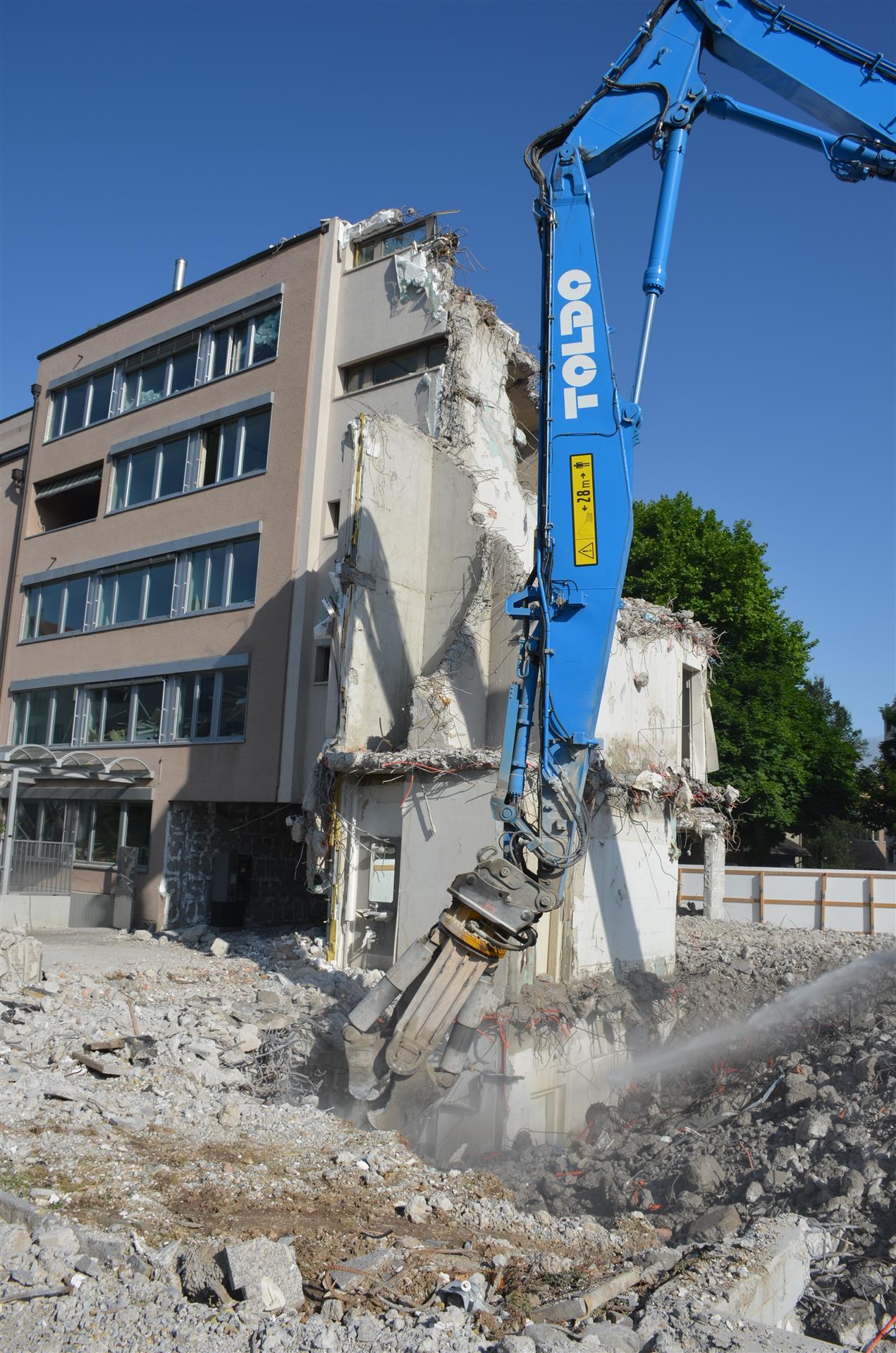 Herausfordernder Rückbau in urbanem Zentrum - ein echter Hingucker